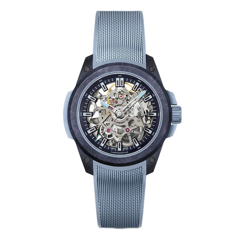 NORQAIN WILD ONE SKELETON 39MM PURPLE ICE BLUE ノルケイン ワイルドワン スケルトン 39mm パープルアイスブルー N3001.07Q05.P01.R01