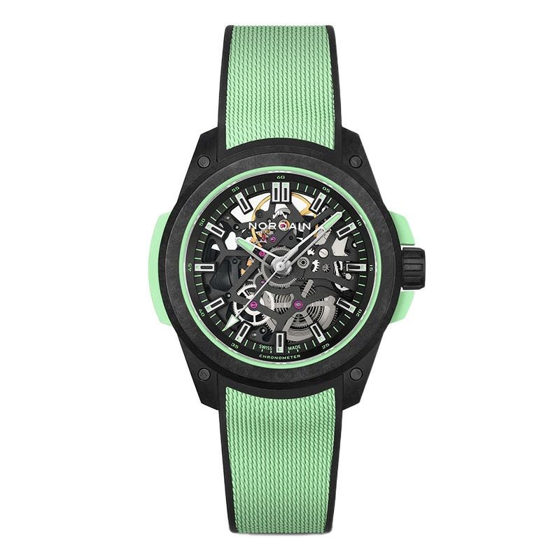NORQAIN WILD ONE SKELETON 39MM LIMITED EDITION MINT ノルケイン ワイルドワン スケルトン 39mm リミテッドエディション ミント N3001.07Q03.B01.R01