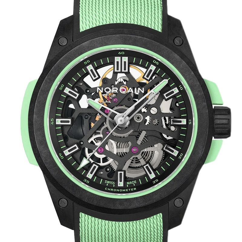 NORQAIN WILD ONE SKELETON 39MM LIMITED EDITION MINT ノルケイン ワイルドワン スケルトン 39mm リミテッドエディション ミント N3001.07Q03.B01.R01