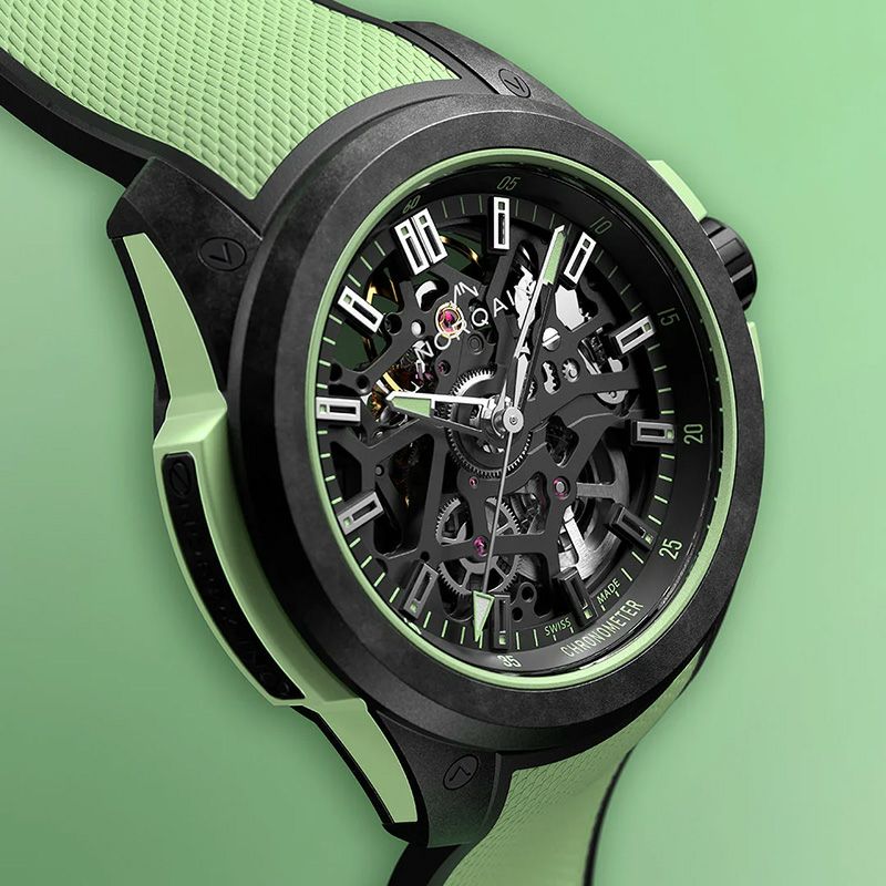 NORQAIN WILD ONE SKELETON 39MM LIMITED EDITION MINT ノルケイン ワイルドワン スケルトン 39mm リミテッドエディション ミント N3001.07Q03.B01.R01
