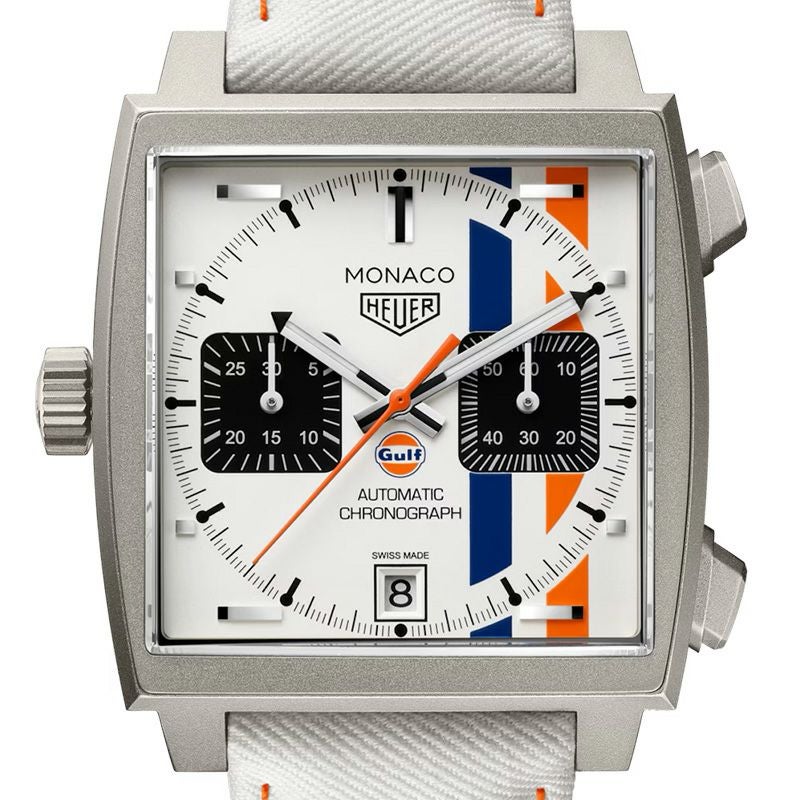 TAG Heuer MONACO CHRONOGRAPH x GULF タグ・ホイヤー モナコ クロノグラフ ガルフ CAW218G.EB0393