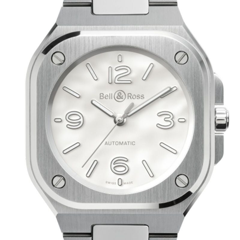 Bell & Ross BR-05 36 MM MOTHER OF PEARL STEEL ベル&ロス BR-05 36MM マザー オブ パール スティール BR05A-S-MP-ST/SST