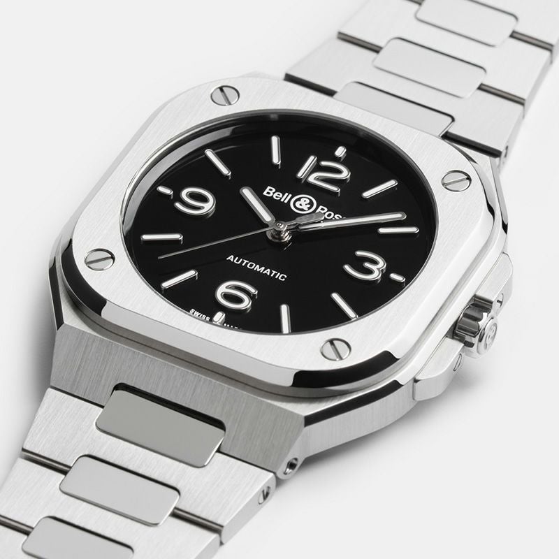 Bell & Ross BR-05 36 MM BLACK STEEL ベル&ロス BR-05 36MM ブラック スティール BR05A-S-BL-ST/SST