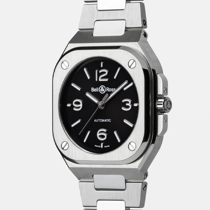 Bell & Ross BR-05 36 MM BLACK STEEL ベル&ロス BR-05 36MM ブラック スティール BR05A-S-BL-ST/SST