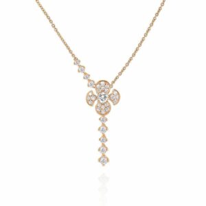 LOVEMARK DIAMOND FLEURS DIAMOND DROP NECKLACE ラブマークダイヤモンド フルール ダイヤモンド ドロップ ネックレス LMN00297