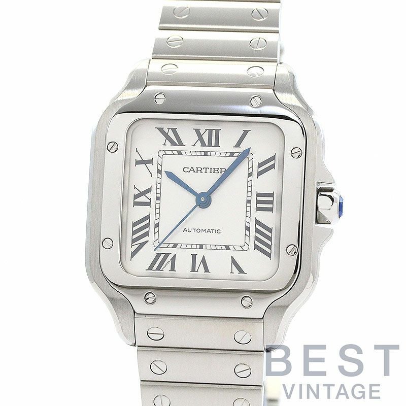 【中古】CARTIER SANTOS DE CARTIER MEDIUM MODEL カルティエ サントス ドゥ カルティエ MM WSSA0029