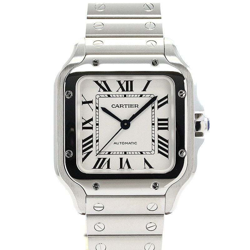 【中古】CARTIER SANTOS DE CARTIER MEDIUM MODEL カルティエ サントス ドゥ カルティエ MM WSSA0029