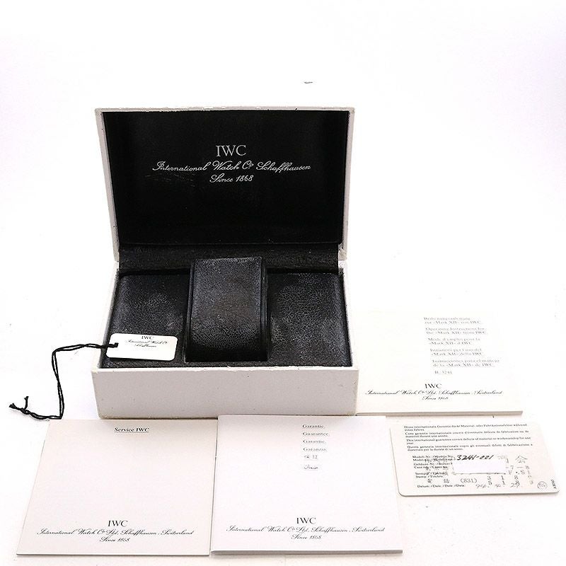 【中古】IWC PILOT'S WATCH MARK XII EARLY DIAL アイ・ダブリュー・シー パイロット・ウォッチ・マークXII 初期ダイヤル IW324102 (3241-002)
