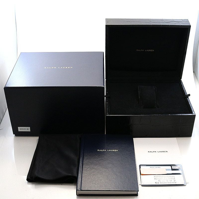 【中古】RALPH LAUREN AUTOMOTIVE 39MM CHRONOMETER ラルフ ローレン オートモーティブ 39MM クロノメーター RLR0250701