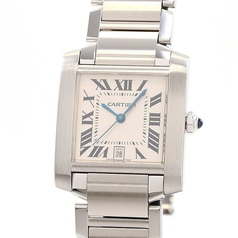 【中古】CARTIER TANK FRANCAISE LARGE MODEL カルティエ タンク フランセーズ LM W51002Q3