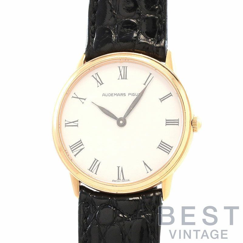 【中古】AUDEMARS PIGUET VINTAGE QUARTZ ROUND SHAPE WATCH EXTRA FLAT オーデマ・ピゲ ヴィンテージ クォーツ ラウンドシェイプウォッチ エクストラフラット -