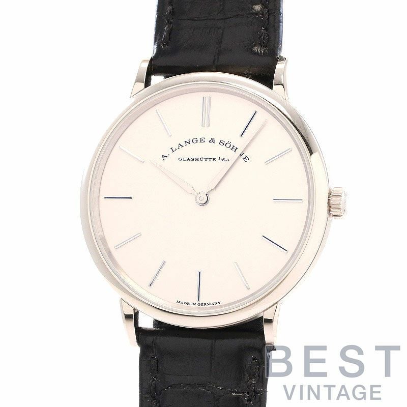 【中古】A.LANGE & SOHNE SAXONIA FLACH A.ランゲ&ゾーネ サクソニア・フラッハ 201.027 (LS2013AM)