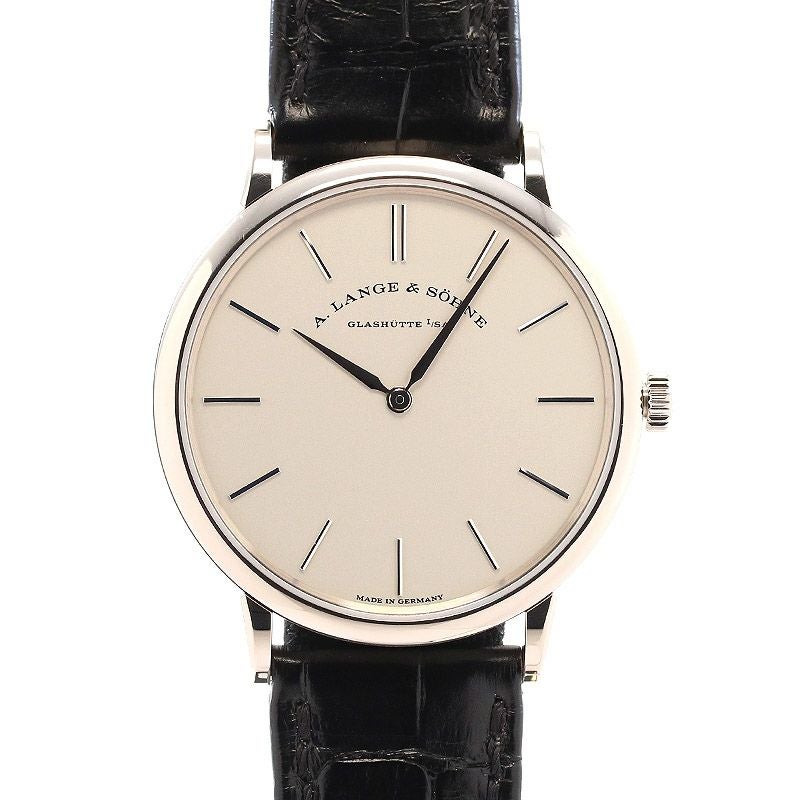 【中古】A.LANGE & SOHNE SAXONIA FLACH A.ランゲ&ゾーネ サクソニア・フラッハ 201.027 (LS2013AM)