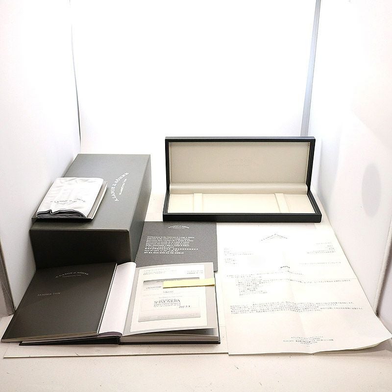 【中古】A.LANGE & SOHNE SAXONIA FLACH A.ランゲ&ゾーネ サクソニア・フラッハ 201.027 (LS2013AM)