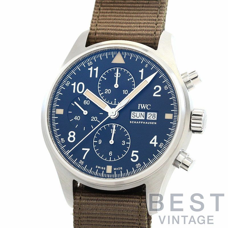 【中古】IWC PILOT'S WATCH CHRONOGRAPH アイ・ダブリュー・シー パイロット ウォッチ クロノグラフ IW377724