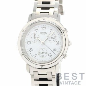 【中古】HERMES CLIPPER CHRONOGRAPH エルメス クリッパー クロノグラフ CL4.710