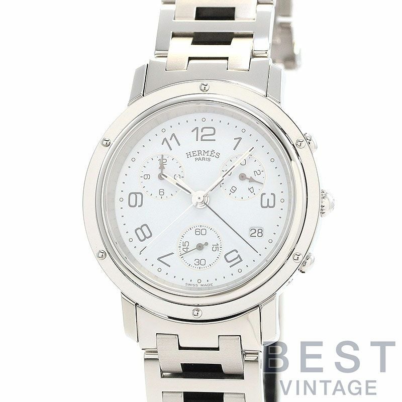 【中古】HERMES CLIPPER CHRONOGRAPH エルメス クリッパー クロノグラフ CL4.710