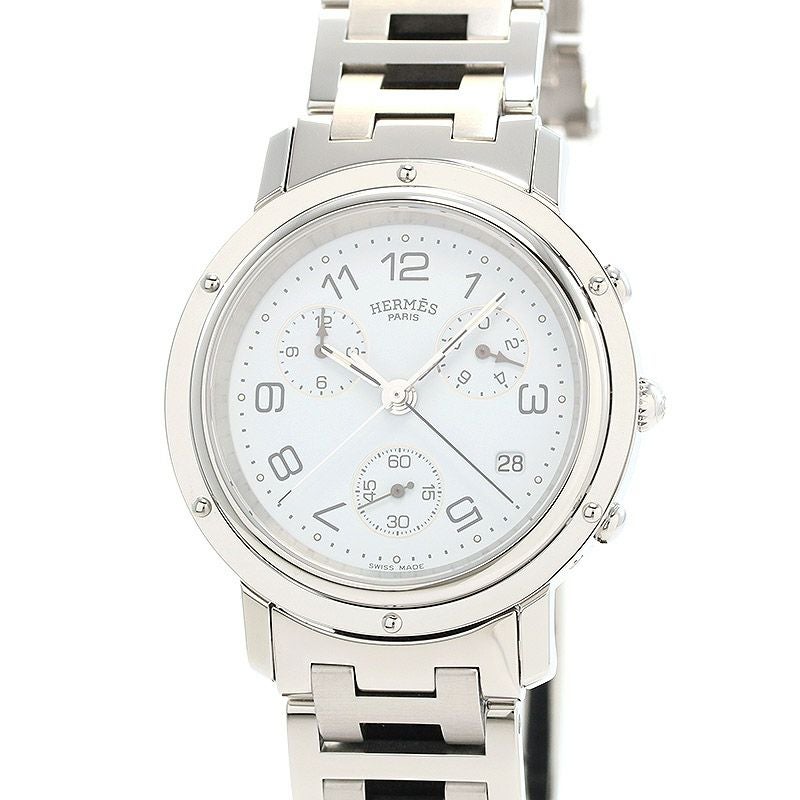 【中古】HERMES CLIPPER CHRONOGRAPH エルメス クリッパー クロノグラフ CL4.710