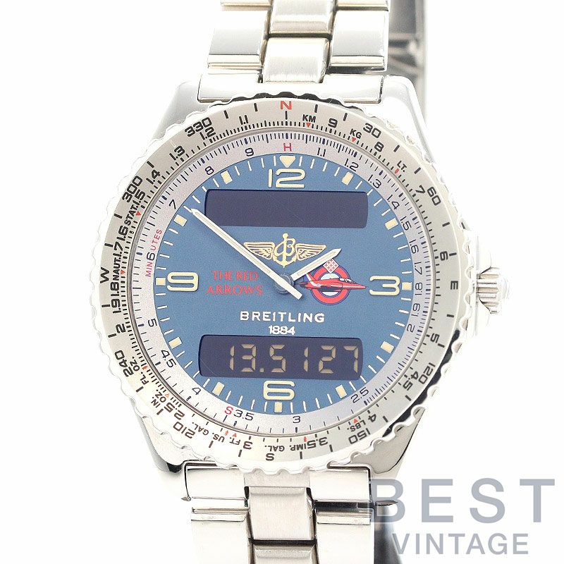 【中古】BREITLING CHRONOSPACE THE RED ARROWS LIMITED EDITION ブライトリング クロノスペース ザ・レッドアローズ リミテッドエディション A56012.1 (A561CRAPFA)