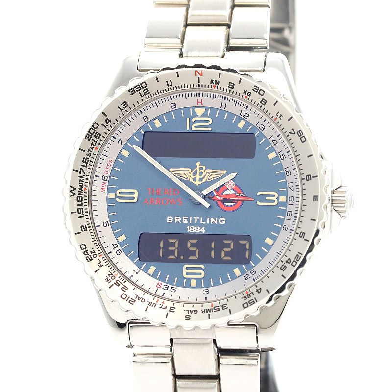 【中古】BREITLING CHRONOSPACE THE RED ARROWS LIMITED EDITION ブライトリング クロノスペース ザ・レッドアローズ リミテッドエディション A56012.1 (A561CRAPFA)