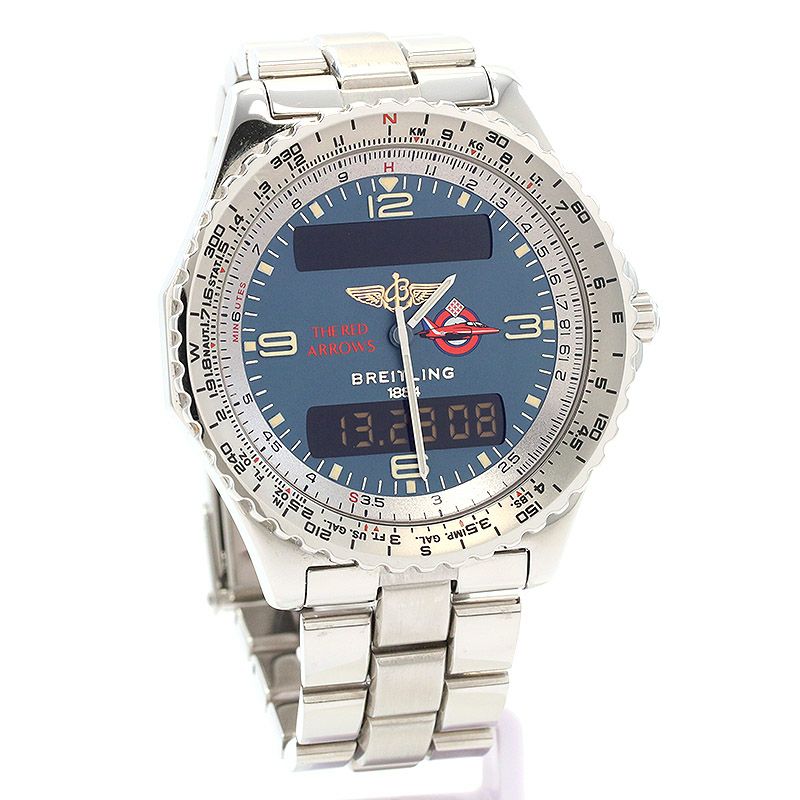 【中古】BREITLING CHRONOSPACE THE RED ARROWS LIMITED EDITION ブライトリング クロノスペース ザ・レッドアローズ リミテッドエディション A56012.1 (A561CRAPFA)