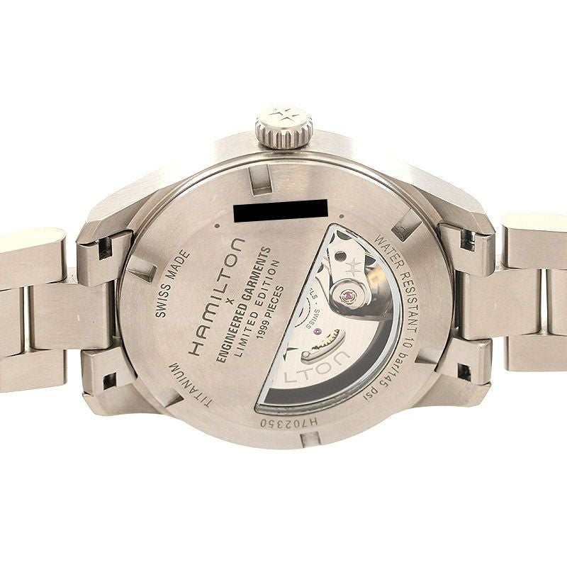 【中古】HAMILTON KHAKI FIELD TITANIUM ENGINEERED GARMENTS LIMITED EDITION ハミルトン カーキ フィールド チタニウム エンジニアド ガーメンツ リミテッドエディション H70235130 (H702350)