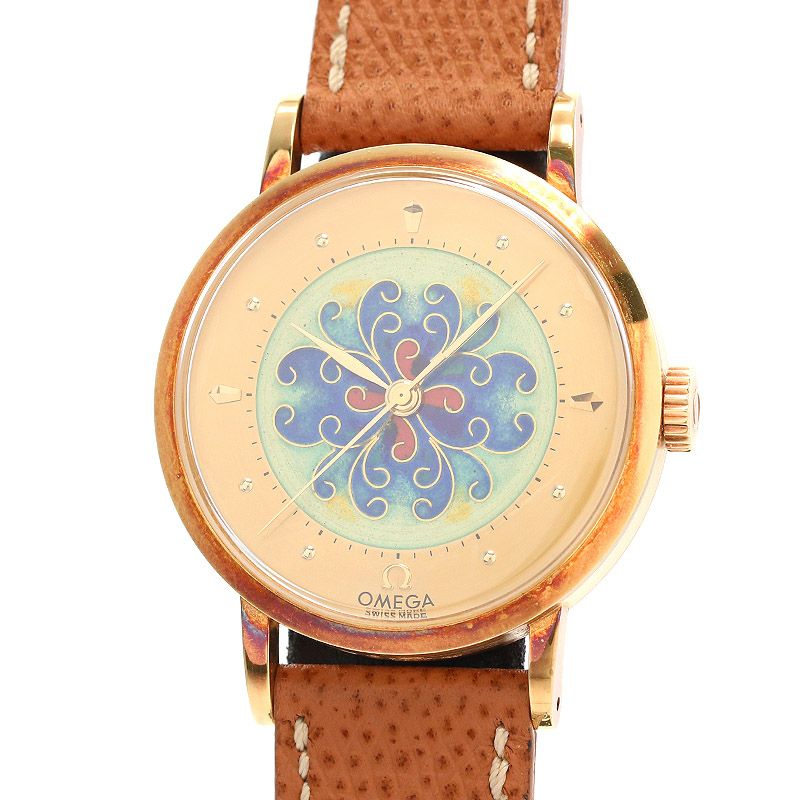 【中古】OMEGA 30MM 1894 CLOISONNE ENAMEL DIAL 100TH ANNIVERSARY LIMITED EDITION オメガ 30MM 1894 クロワゾネ エナメルダイヤル 100周年記念限定 5970.18.02 (BA135.1894)