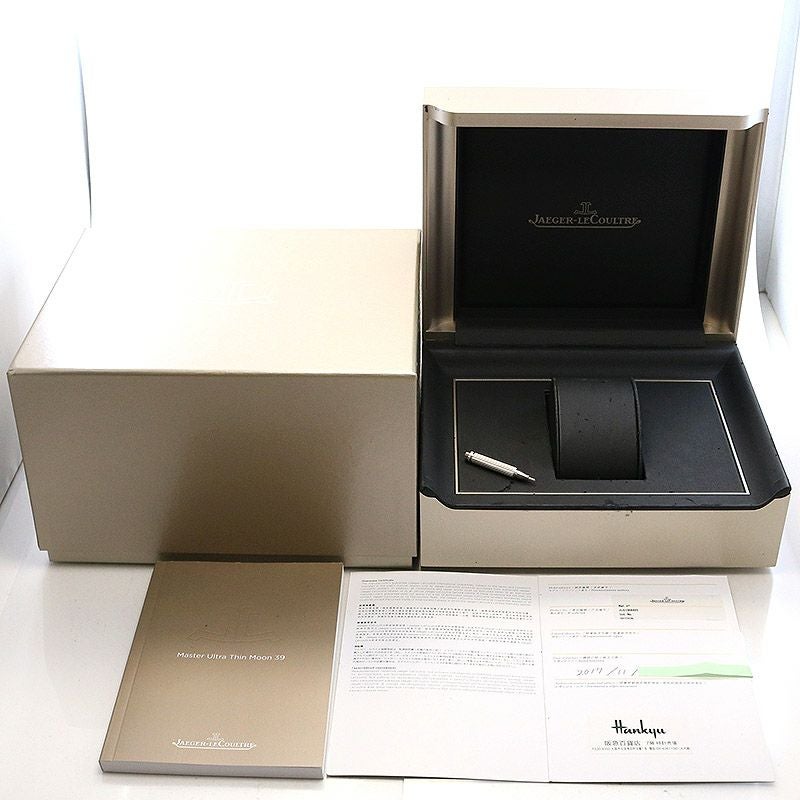 【中古】JAEGER-LECOULTRE MASTER ULTRA THIN MOON 39 ジャガー・ルクルト マスター・ウルトラスリム・ムーン 39 Q1368420 (176.8.64.S)