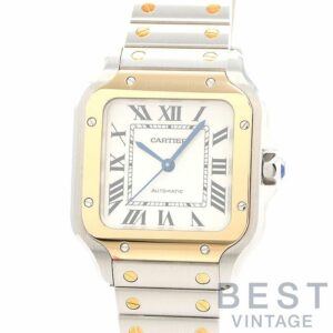 【中古】CARTIER SANTOS DE CARTIER MEDIUM MODEL カルティエ サントス ドゥ カルティエ MM W2SA0007
