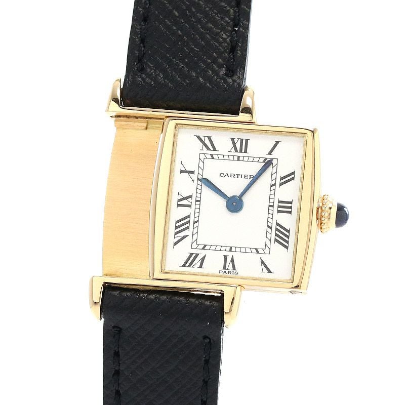 【中古】CARTIER TANK REVERSO SMALL MODEL PARIS DIAL カルティエ タンク レベルソ SM PARISダイヤル -