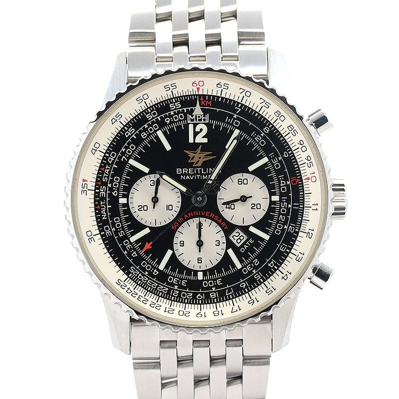 【中古】BREITLING NAVITIMER 50TH ANNIVERSARY ブライトリング ナビタイマー 50周年記念モデル A4132213/B633/741A (A412B33NP)
