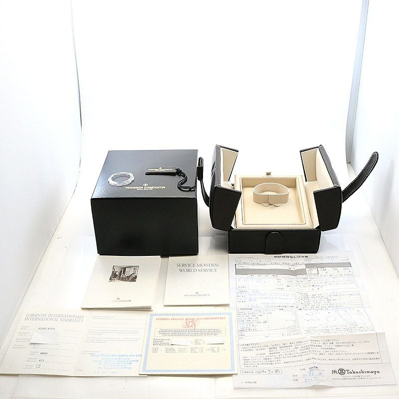【中古】VACHERON CONSTANTIN OVERSEAS LARGE MODEL ヴァシュロン・コンスタンタン オーヴァーシーズ ラージ 42042/423A-8890