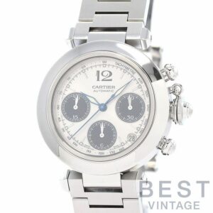 【中古】CARTIER PASHA C DE CARTIER 36MM CHRONOGRAPH カルティエ パシャC ドゥ カルティエ 36MM クロノグラフ W31048M7