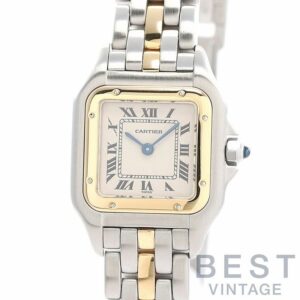 【中古】CARTIER PANTHERE CLASSIQUE ET FIGARO SMALL MODEL 1ROW カルティエ パンテール クラシック & フィガロ SM 1ロウ W25029B5