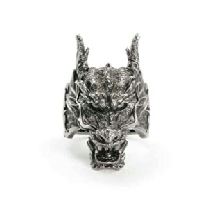 IKUSAGAMI DRAGON×BISHAMONKIKKO RING イクサガミ 龍×毘沙門亀甲 リング IR-7