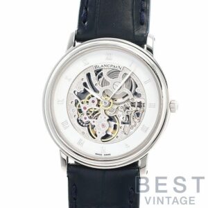 【中古】BLANCPAIN VILLERET ULTRA SLIM SKELETON ブランパン ヴィルレ ウルトラスリム スケルトン 0021-3427S-55 (N00021S034027A)