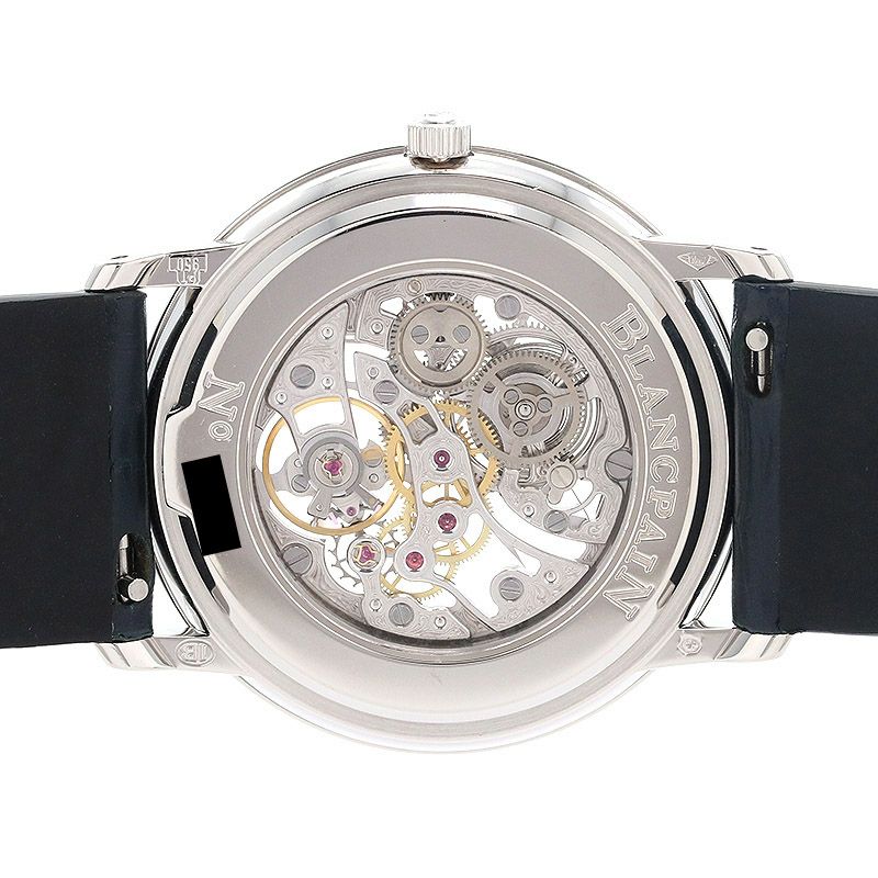 【中古】BLANCPAIN VILLERET ULTRA SLIM SKELETON ブランパン ヴィルレ ウルトラスリム スケルトン 0021-3427S-55 (N00021S034027A)