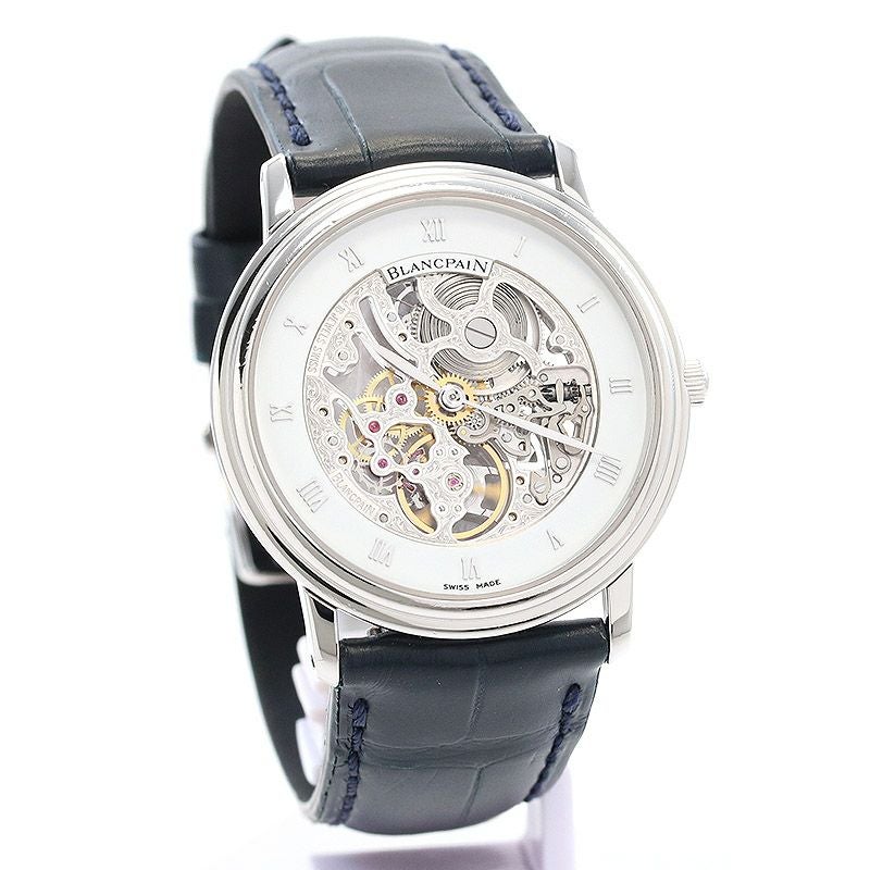 【中古】BLANCPAIN VILLERET ULTRA SLIM SKELETON ブランパン ヴィルレ ウルトラスリム スケルトン 0021-3427S-55 (N00021S034027A)