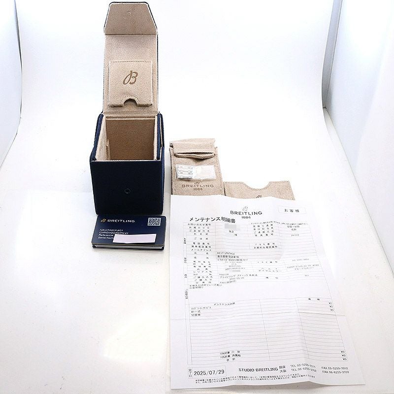【中古】BREITLING NAVITIMER B01 CHRONOGRAPH 41 ブライトリング ブライトリング ナビタイマー B01 クロノグラフ 41 AB0139241C1P1(AB0139)