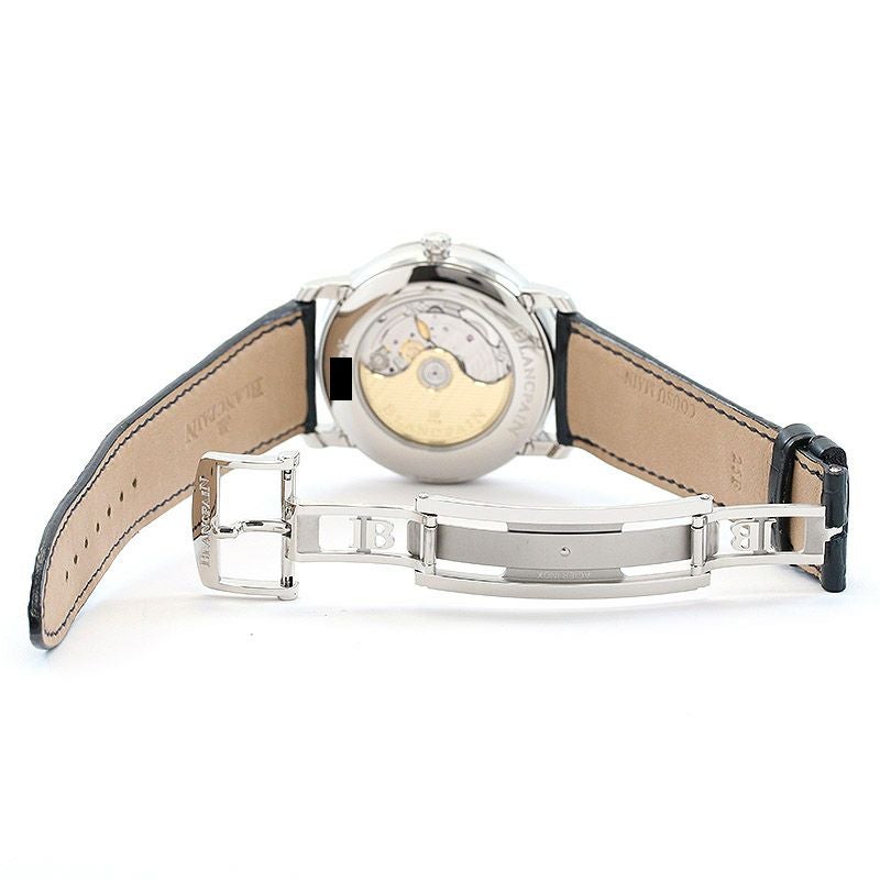 【中古】BLANCPAIN VILLERET QUANTIEME COMPLET ブランパン ヴィルレ カンティエーム コンプリート カレンダー 6654A-1127-55B (N06654A011027A055B)