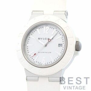 【中古】BVLGARI ALUMINUM WHITE LIMITED ブルガリ アルミニウム ホワイト限定モデル 103964 (BB40AT)