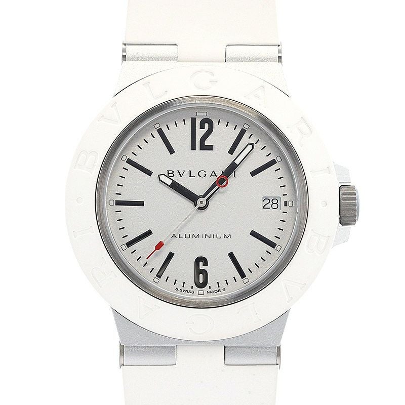 【中古】BVLGARI ALUMINUM WHITE LIMITED ブルガリ アルミニウム ホワイト限定モデル 103964 (BB40AT)