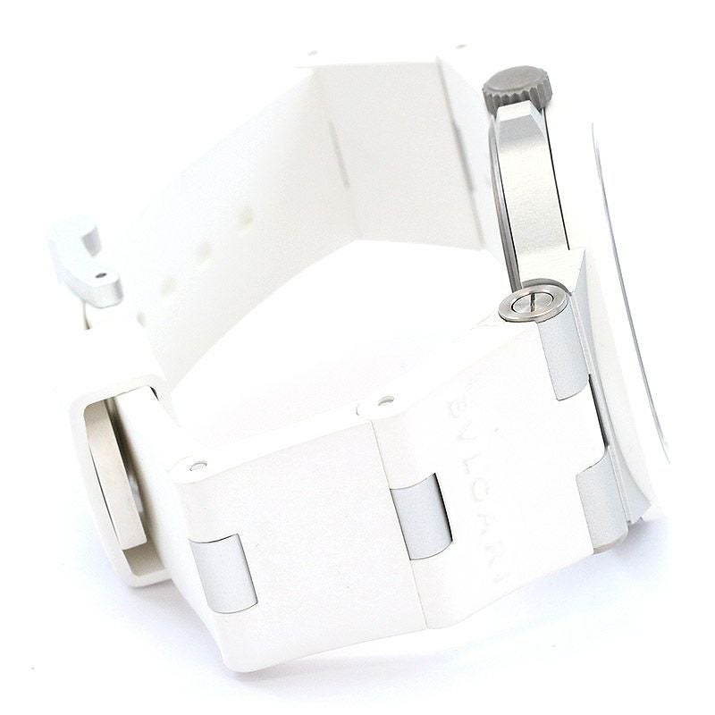 【中古】BVLGARI ALUMINUM WHITE LIMITED ブルガリ アルミニウム ホワイト限定モデル 103964 (BB40AT)