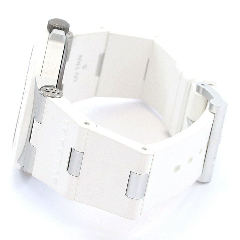 【中古】BVLGARI ALUMINUM WHITE LIMITED ブルガリ アルミニウム ホワイト限定モデル 103964 (BB40AT)