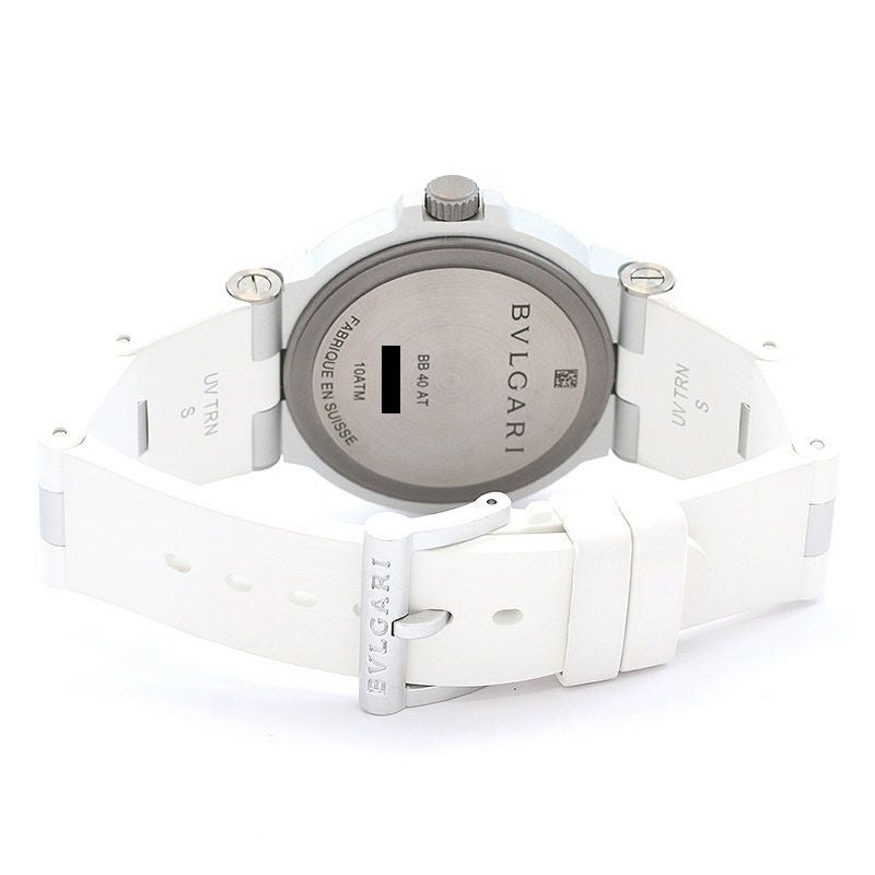 【中古】BVLGARI ALUMINUM WHITE LIMITED ブルガリ アルミニウム ホワイト限定モデル 103964 (BB40AT)