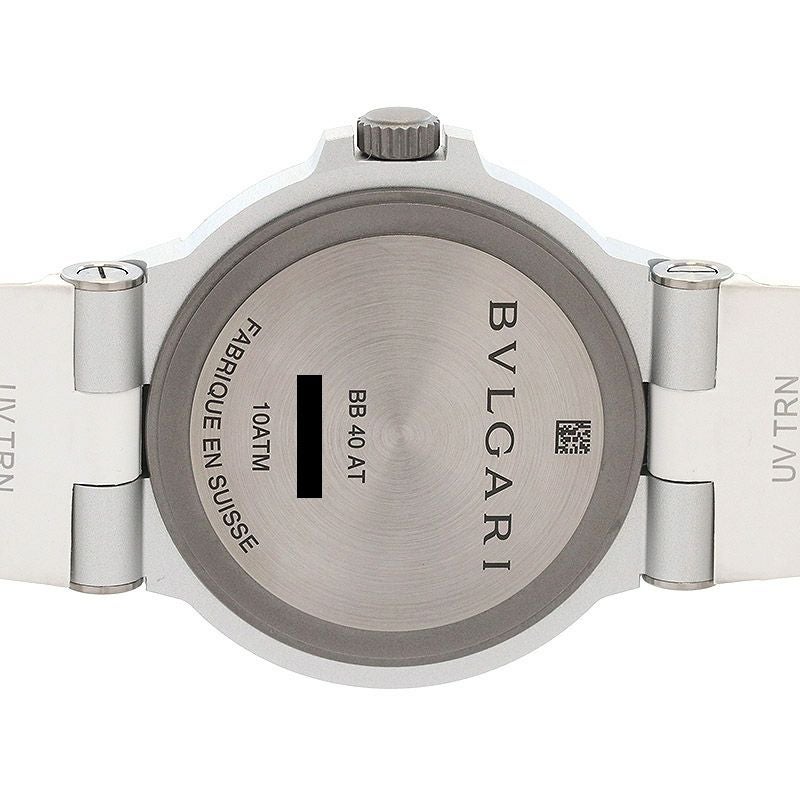 【中古】BVLGARI ALUMINUM WHITE LIMITED ブルガリ アルミニウム ホワイト限定モデル 103964 (BB40AT)