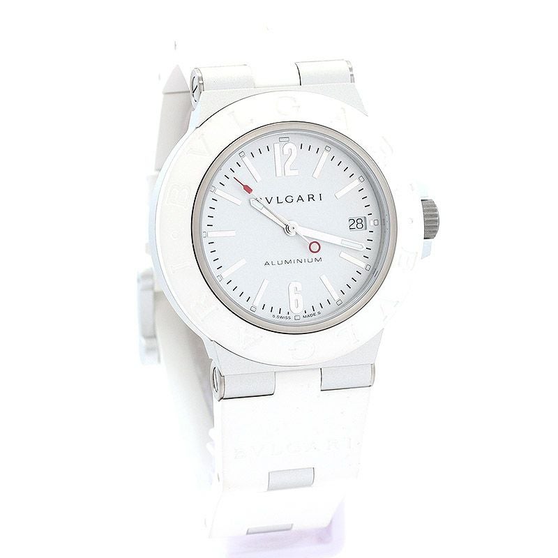 【中古】BVLGARI ALUMINUM WHITE LIMITED ブルガリ アルミニウム ホワイト限定モデル 103964 (BB40AT)