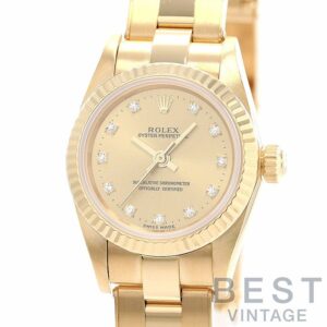 【中古】ROLEX OYSTER PERPETUAL LADY 24 ロレックス オイスターパーペチュアル レディ 24 76198G