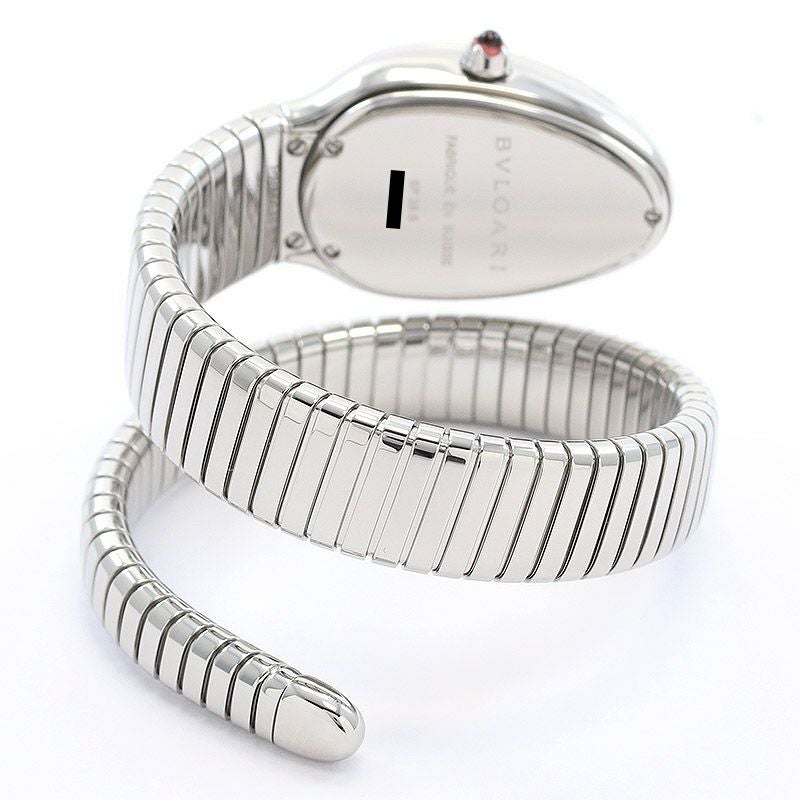 【中古】BVLGARI SERPENTI TUBOGAS WATCH SMALL SIZE BRACELET ブルガリ セルペンティ トゥボガス ウォッチ Sサイズブレスレット 101817 (SP35C6SS.1T / SP35S)