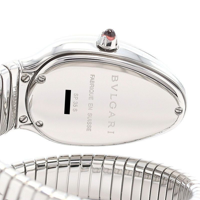 【中古】BVLGARI SERPENTI TUBOGAS WATCH SMALL SIZE BRACELET ブルガリ セルペンティ トゥボガス ウォッチ Sサイズブレスレット 101817 (SP35C6SS.1T / SP35S)